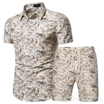 camisa floral de moda para hombre